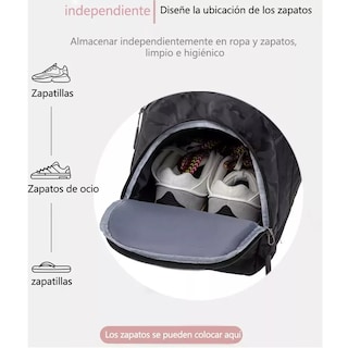 Foto 3 | Maletas Deportiva Mochila De Gym Viaje Equipaje De Hombre Eo Safe Imports Esi-15683 Azul