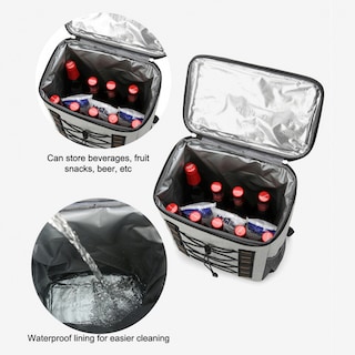 Foto 4 | Mochila Térmica Cooler Bag Lunch de Tela Oxford Aislante - Venta Internacional