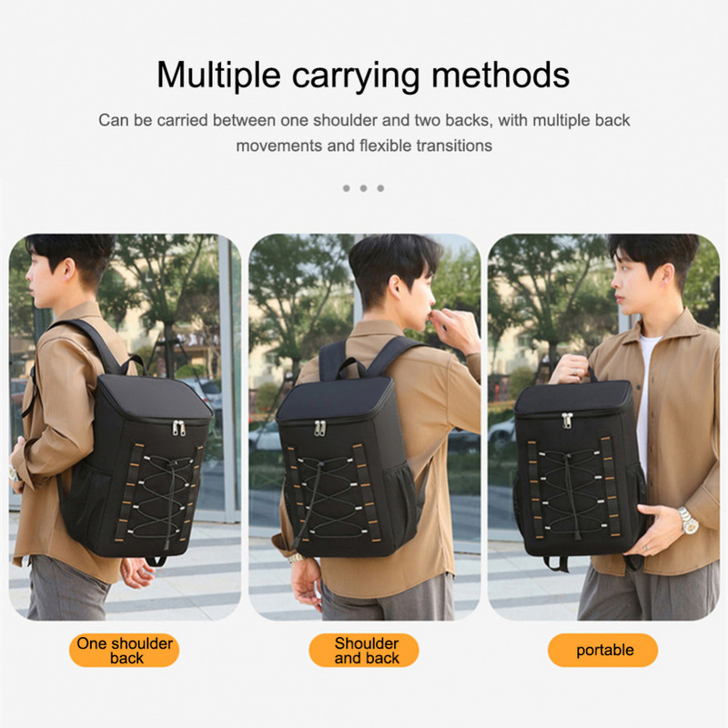 Foto 6 | Mochila Térmica Cooler Bag Lunch de Tela Oxford Aislante - Venta Internacional
