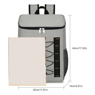 Foto 7 | Mochila Térmica Cooler Bag Lunch de Tela Oxford Aislante - Venta Internacional