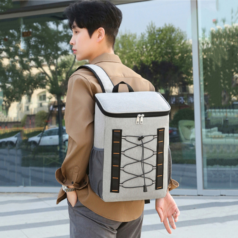 Foto 4 pulgar | Mochila Térmica Cooler Bag Lunch De Tela Oxford Aislante - Venta Internacional.