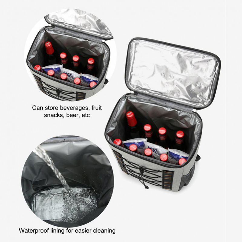 Foto 5 pulgar | Mochila Térmica Cooler Bag Lunch De Tela Oxford Aislante - Venta Internacional.