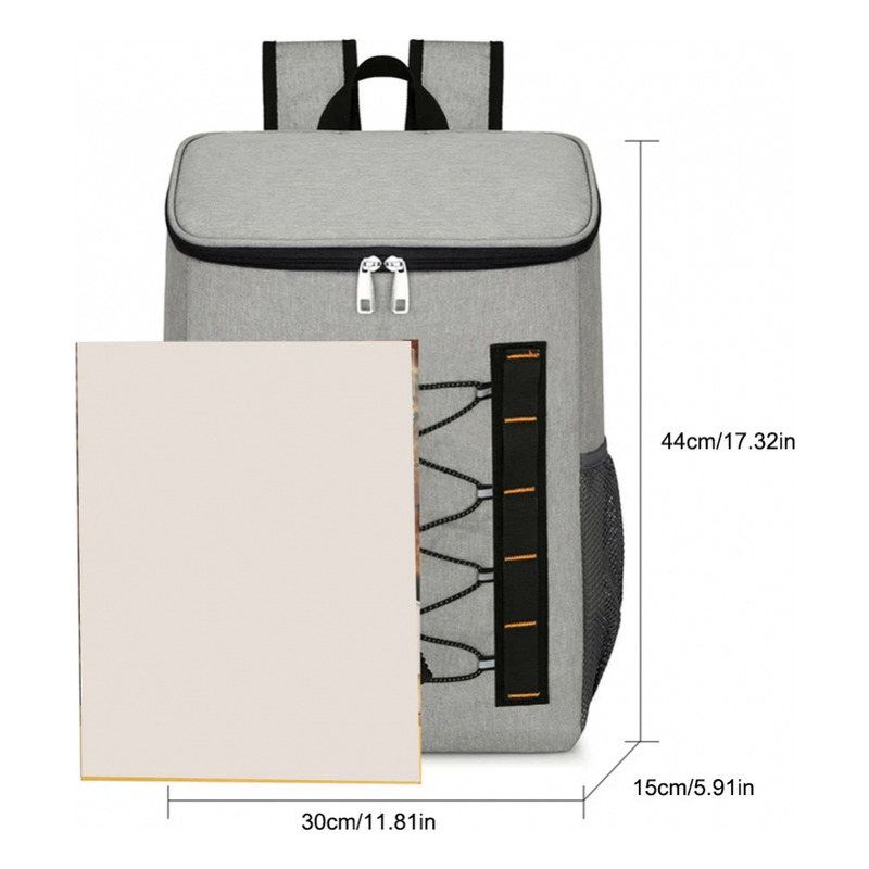 Foto 7 | Mochila Térmica Cooler Bag Lunch De Tela Oxford Aislante - Venta Internacional.