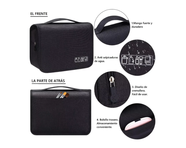 Foto 4 pulgar | Organizador De Viaje Wünd  Equipaje Maleta Cosmetiquera Maquillaje