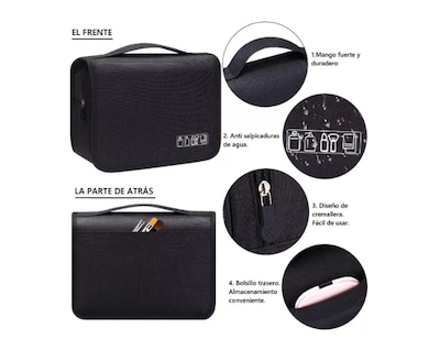 Foto 3 | Organizador De Viaje Wünd Equipaje Maleta Cosmetiquera Maquillaje
