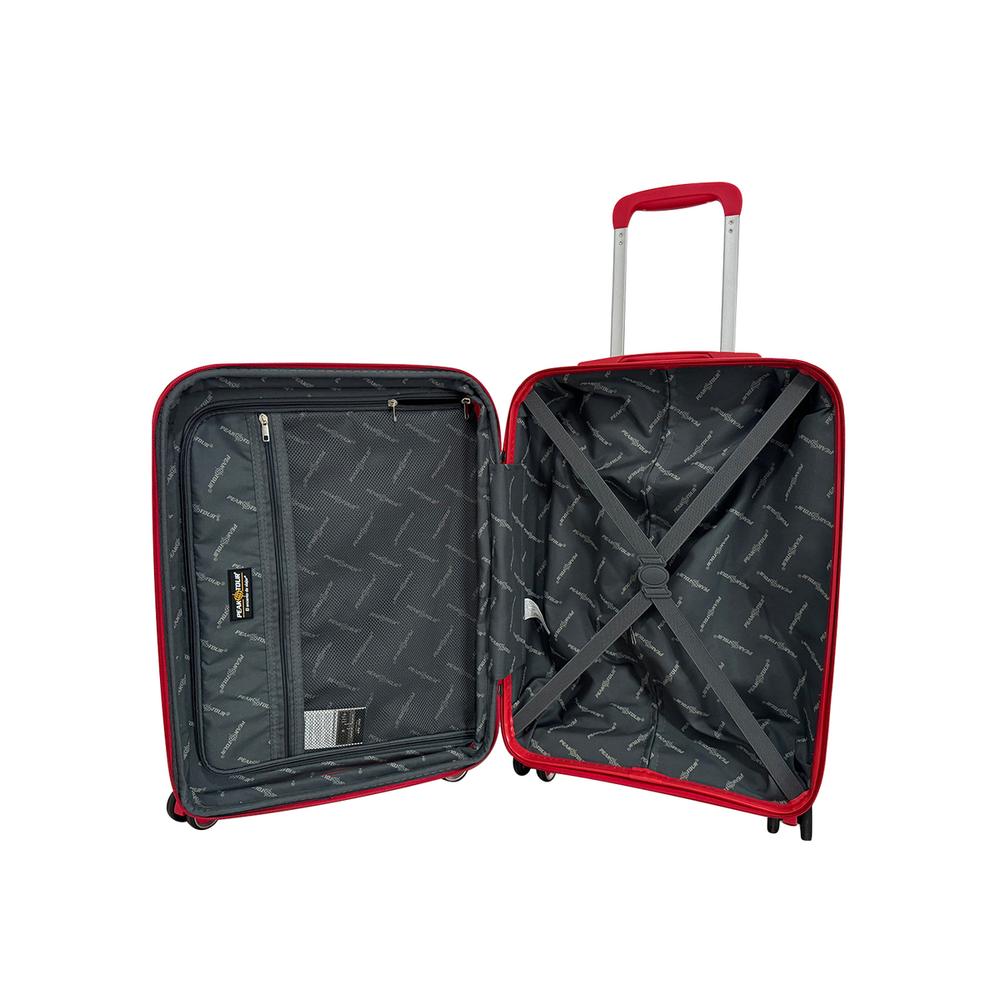 Foto 3 pulgar | Maleta Cabina Viaje Mykonos Rígida De 20'' Roja Rojo