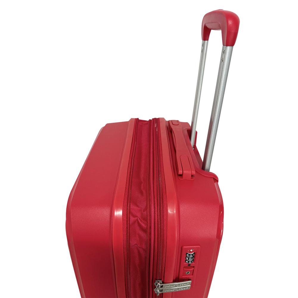 Foto 5 pulgar | Maleta Cabina Viaje Mykonos Rígida De 20'' Roja Rojo