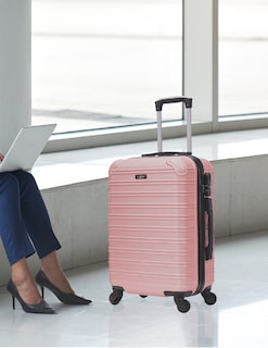 Foto 4 | Maleta de Mano Toronto Oro Rosa 20" ABS Ultraligera con Ruedas Giratorias y Cerradura de Combinación