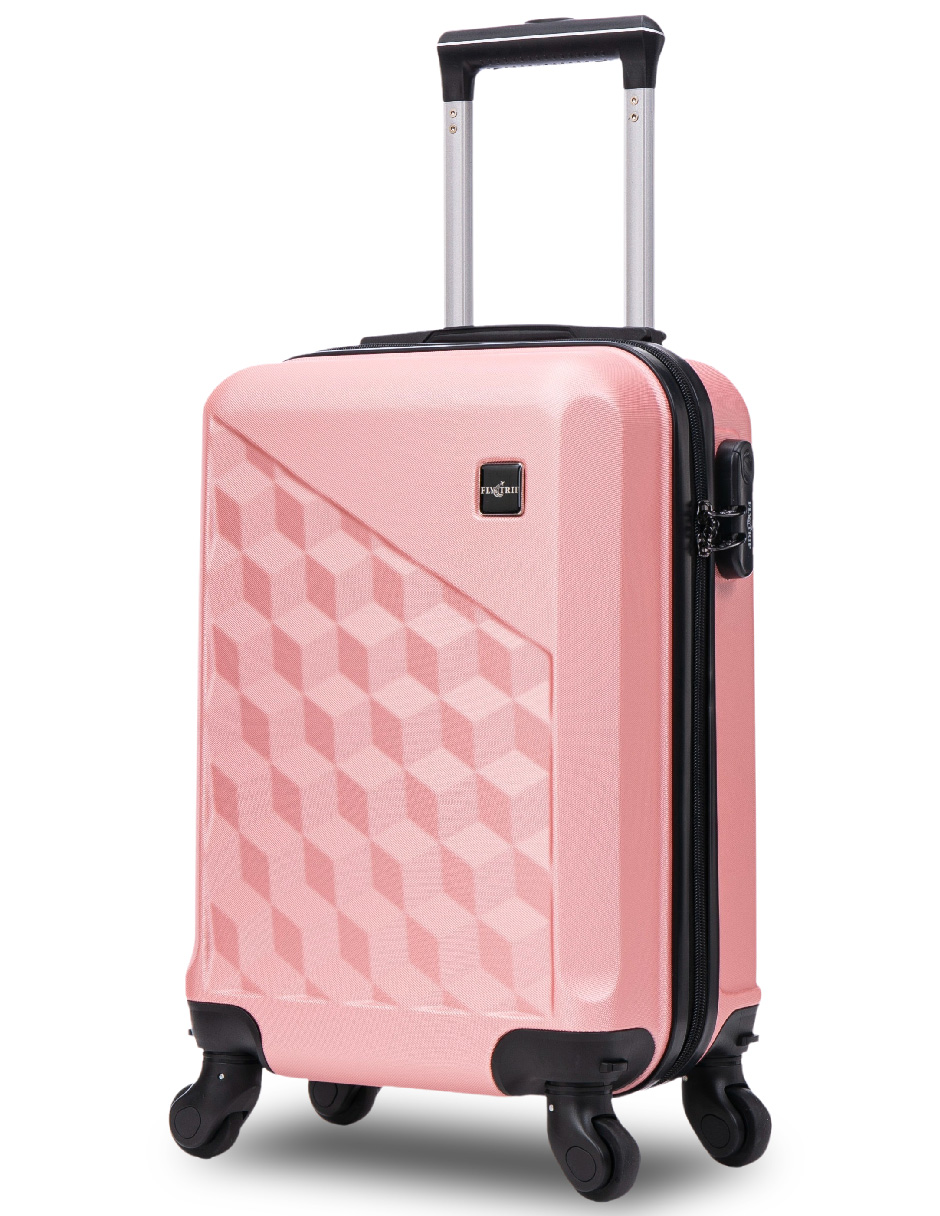 Maleta 18'' Abs Kenia Color Oro Rosa