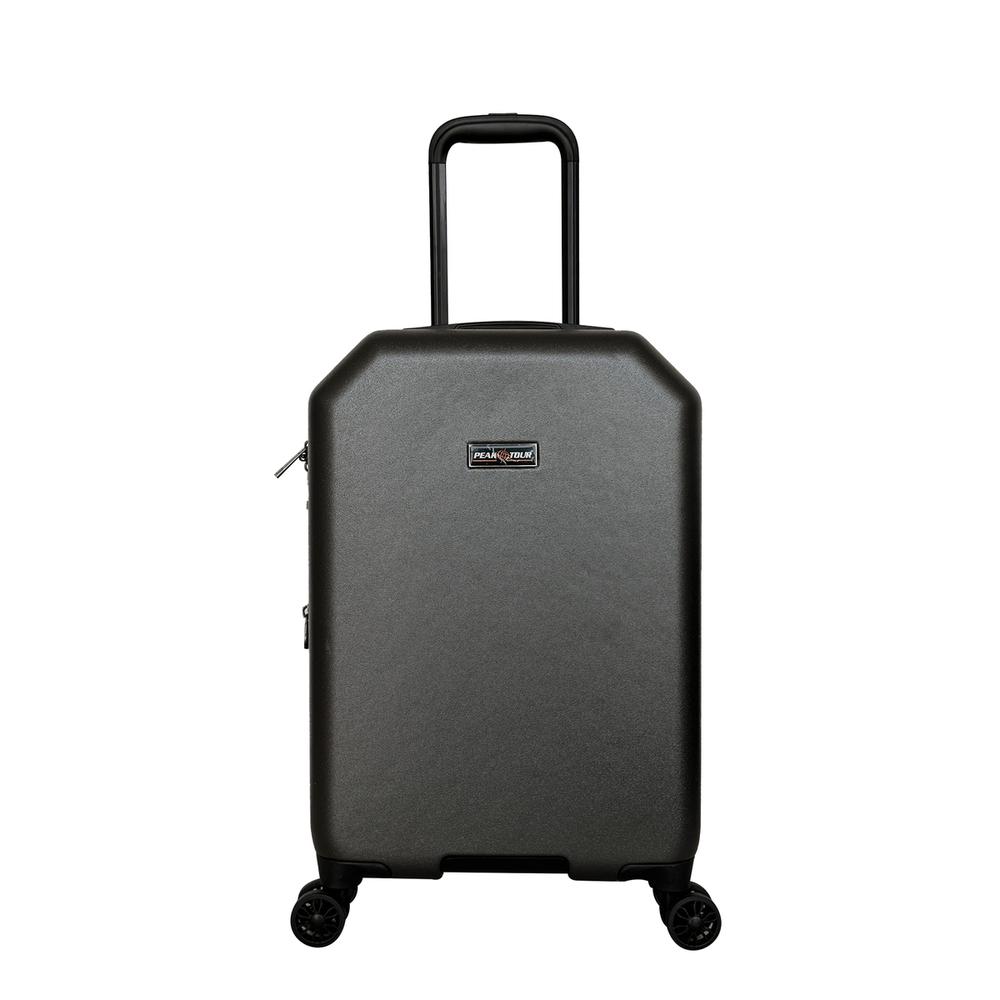 Foto 2 pulgar | Maleta 20'' de Viaje Peak Tour Carry On Bucarest Abs Rígida Gris