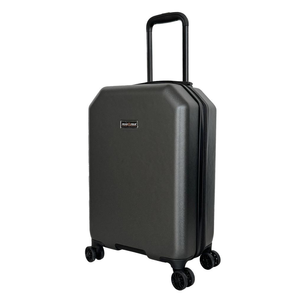 Foto 4 | Maleta 20'' de Viaje Peak Tour Carry On Bucarest Abs Rígida Gris