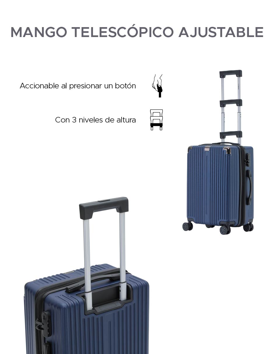 Foto 7 | Maleta de Mano Abs 20'' Miami Azul