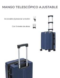 Foto 7 | Maleta de Mano Abs 20'' Miami Azul