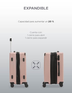 Foto 4 | Maleta de Mano de 20'' Rosa