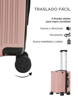 Foto 6 | Maleta de Mano de 20'' Rosa