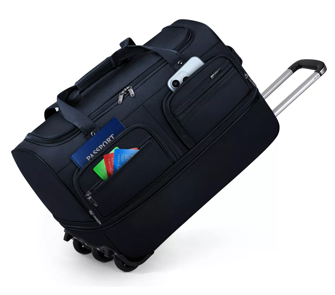 Foto 5 | Maleta De Viaje Con Ruedas Bolsa De Viaje, Azul Marino