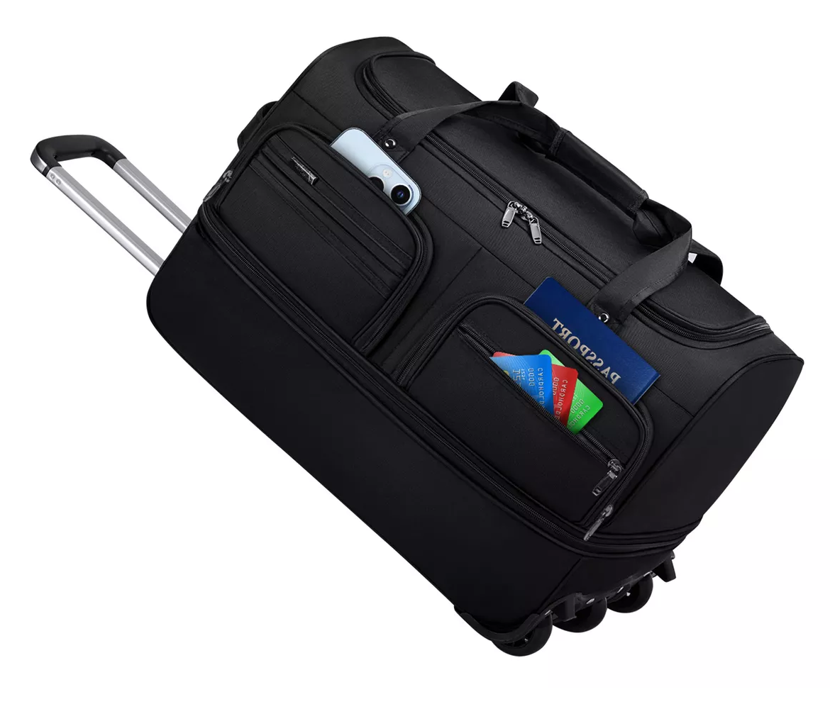 Foto 5 | Maleta de Viaje Con Ruedas Bolsa de Viaje Negra