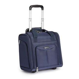Foto 1 | Equipaje De Mano Amazon Basics Para Debajo Del Asiento, 14 Pulgadas, Azul Marino - Venta Internacional.