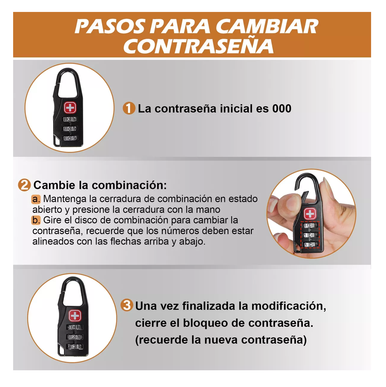 Foto 5 | Maleta de Mano para Viaje Con Candado De Seguridad