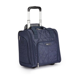 Foto 1 | Equipaje De Mano Amazon Basics Para Debajo Del Asiento, 14 Pulgadas, Azul Marino - Venta Internacional.