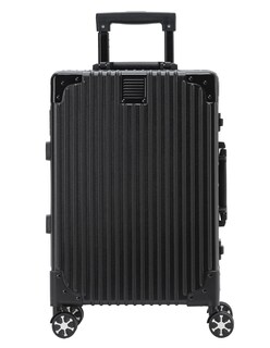 Foto 1 | Maleta Abs 20'' Negro 4 Ruedas Giratorias y Cerradura TSA
