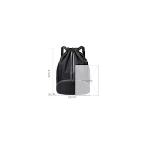 Foto 2 | Mochila Deportiva con Cordón Eo Safe Imports Esi-17320 Negra