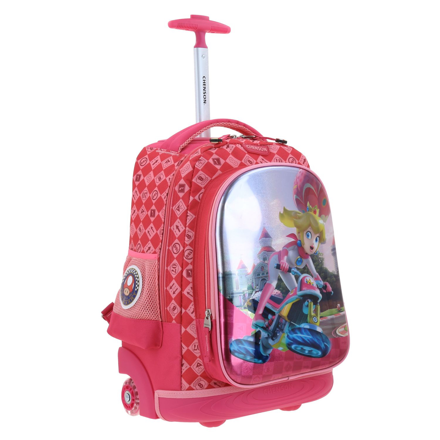 Foto 2 | Mochila Grande Chenson Con Ruedas Baston Mario Peach Coleccion Peam Mb66278-p