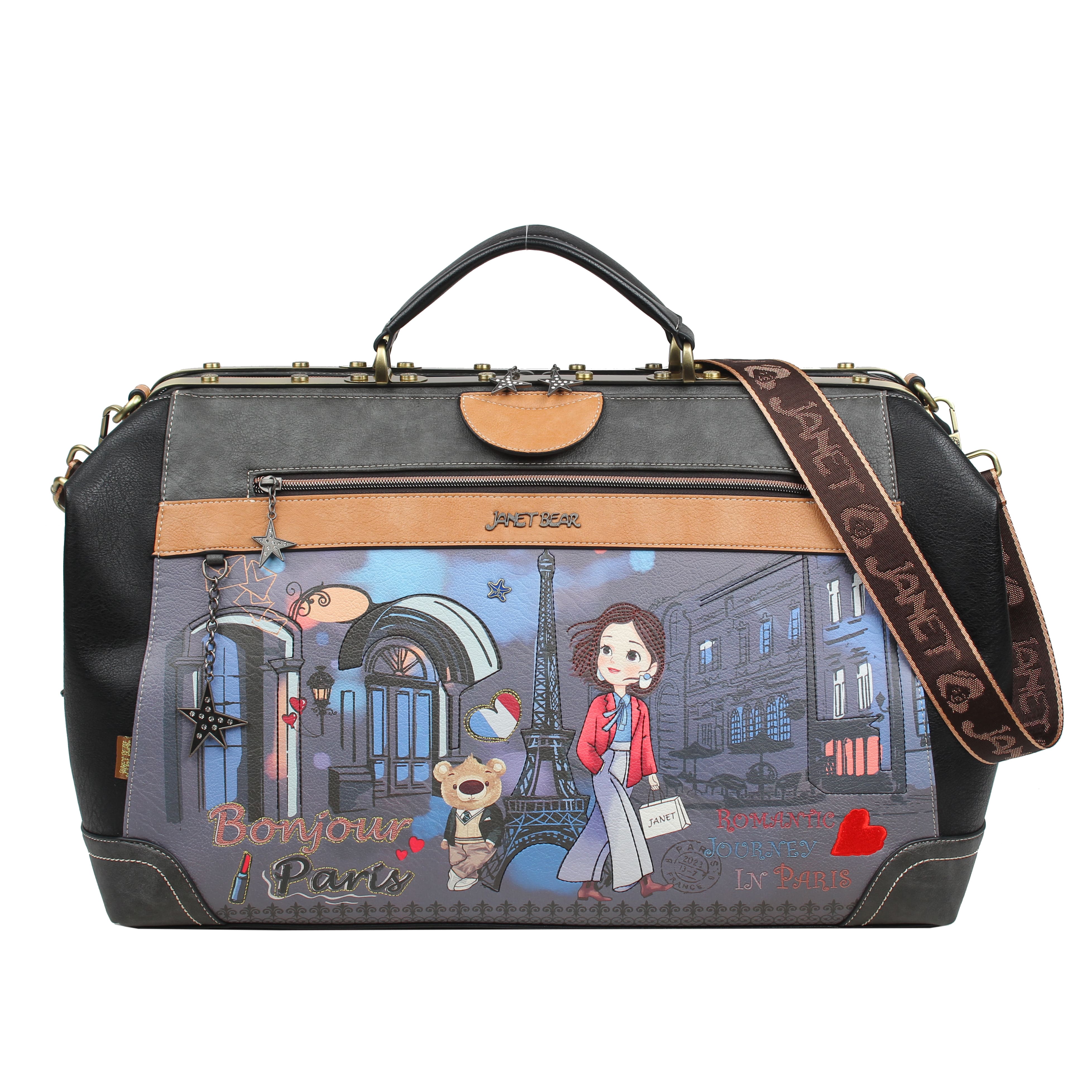 Maleta de Mano Janet Bear Paris Dream J004a