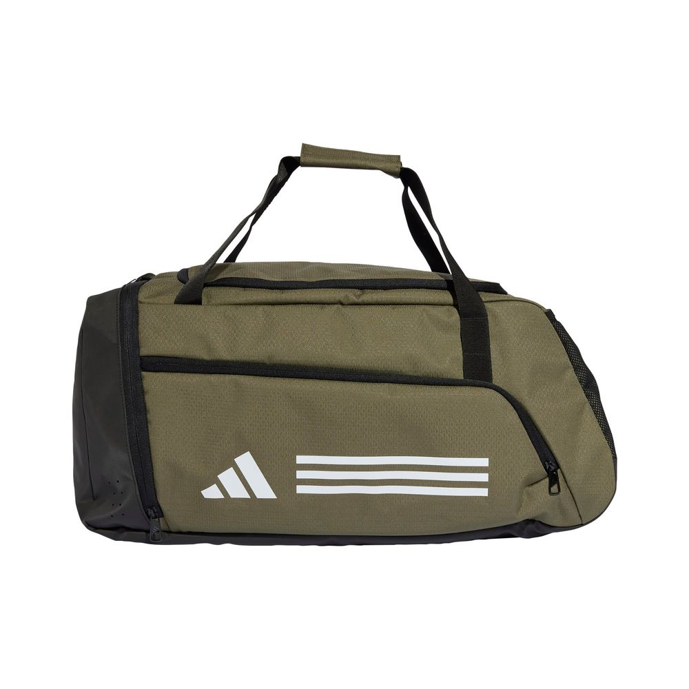Foto 2 pulgar | Maleta Deportiva Essentials 3 Franjas Mediana Adidas Verde Unisex