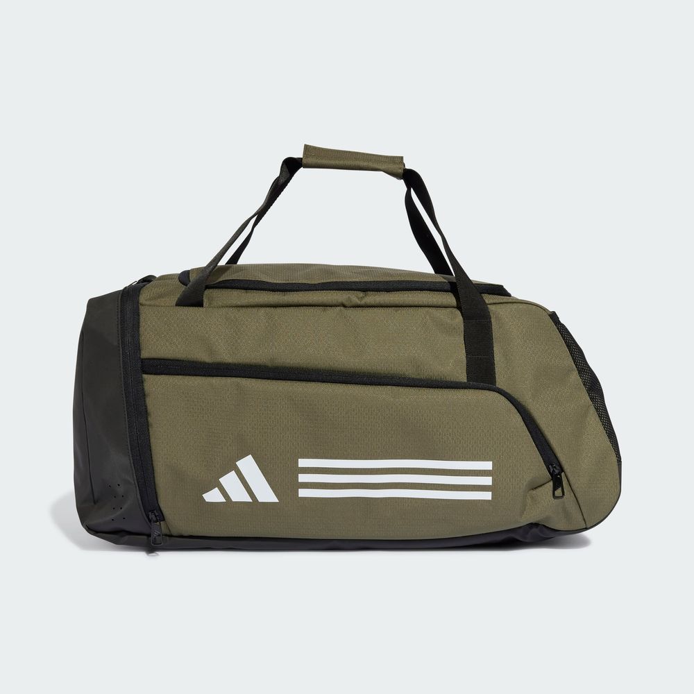 Foto 4 pulgar | Maleta Deportiva Essentials 3 Franjas Mediana Adidas Verde Unisex