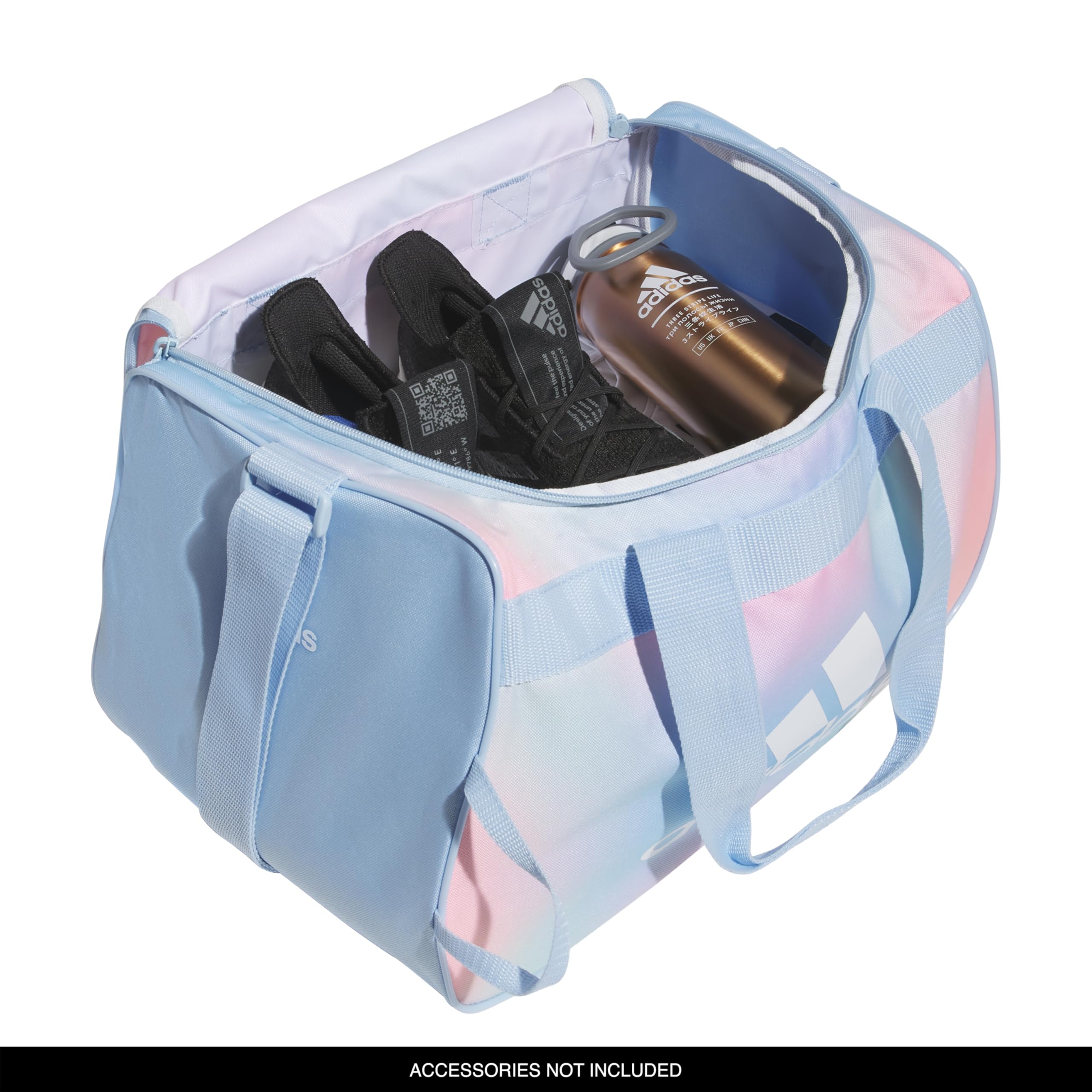 Foto 3 pulgar | Bolsa De Lona Adidas Diablo Small Dazed Gradient Clear Sky - Venta Internacional.