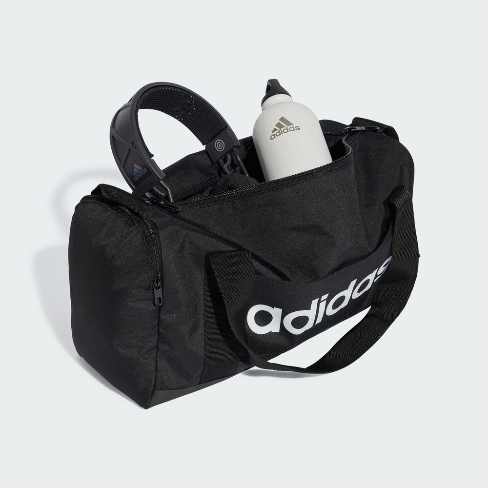 Foto 6 pulgar | Maleta Deportiva Linear Extrapequeña Adidas Negro Unisex