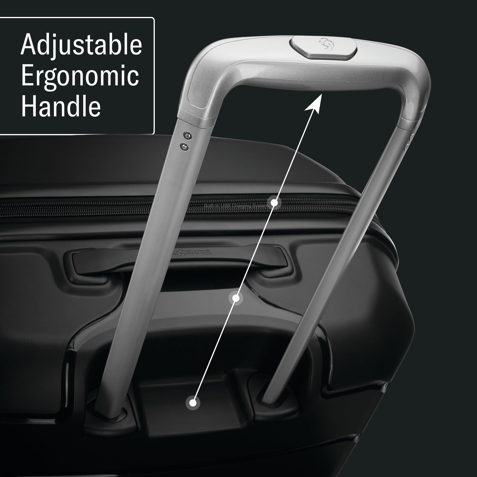 Foto 5 pulgar | Equipaje Samsonite Freeform Hardside, Expandible, 24 Pulgadas, Color Lila - Venta Internacional.