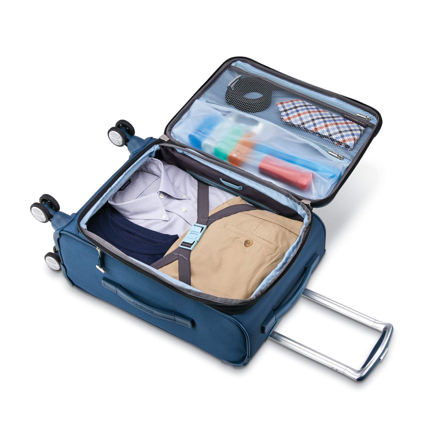 Foto 6 pulgar | Equipaje de Mano Samsonite Solyte Dlx Softside de 20" Azul - Venta Internacional