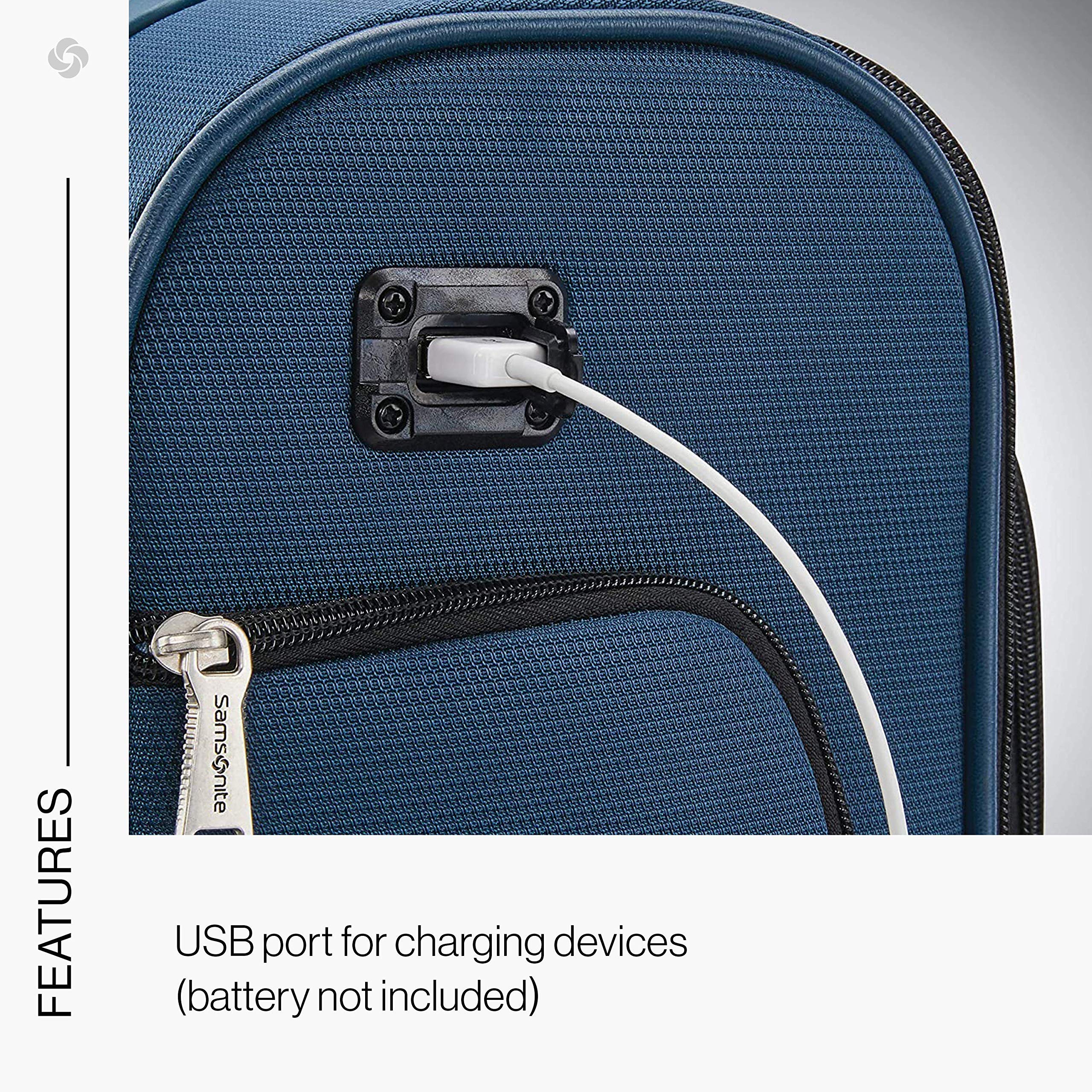 Foto 8 pulgar | Equipaje de Mano Samsonite Solyte Dlx Softside de 20" Azul - Venta Internacional