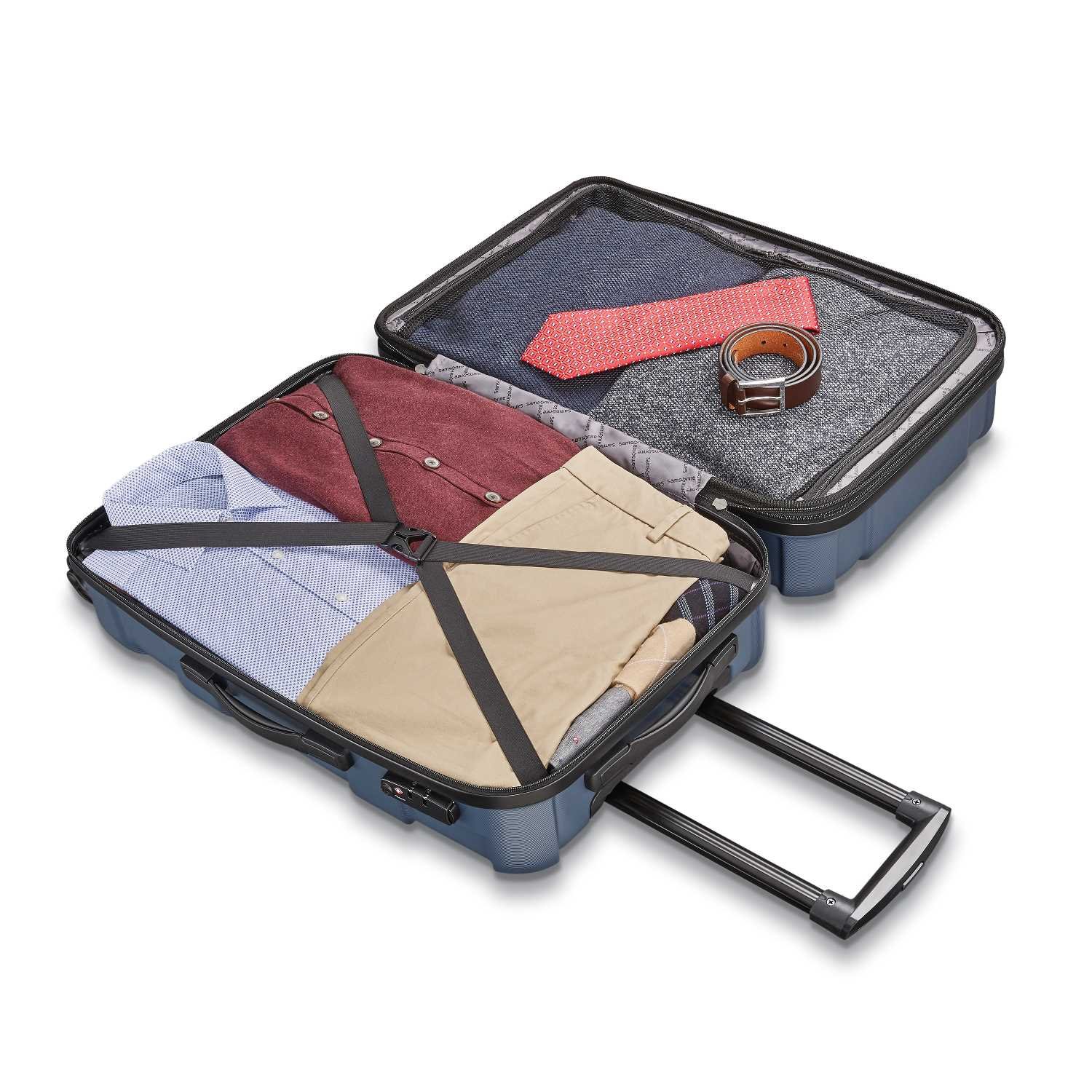 Foto 4 pulgar | Maleta Samsonite Centric Hardside Expandible Azul de 20 Pulgadas - Venta Internacional