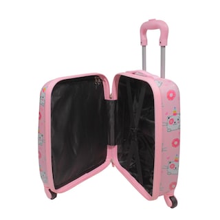Foto 4 | Maleta De Cabina Jon Infantil Gato Unicornio 16'' Rosa Claro Rosa