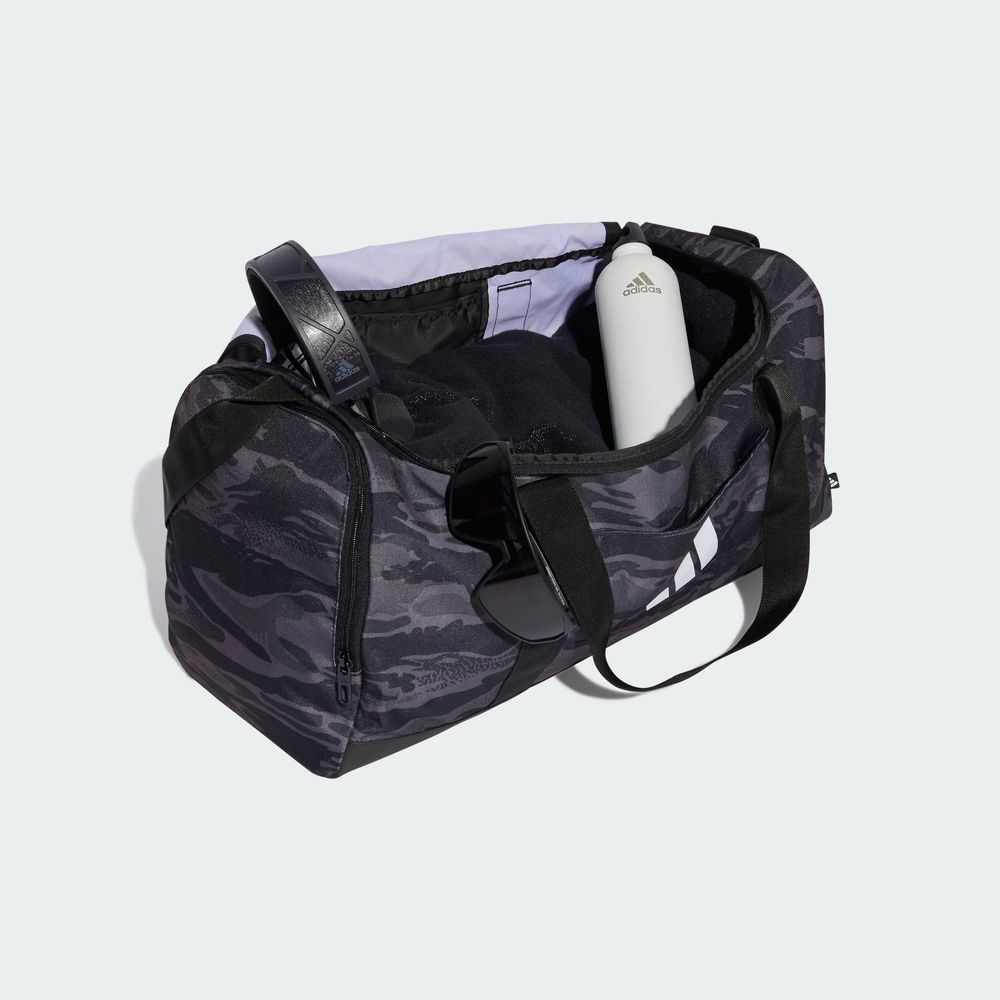 Foto 6 pulgar | Maleta Deportiva Linear Camo Mediana Adidas Gris Unisex