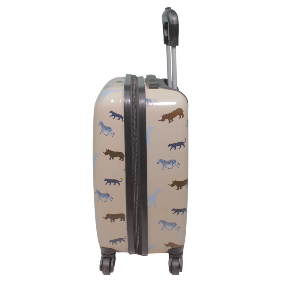 Foto 4 pulgar | Maleta De Cabina Jon Infantil Animales 16'' Beige Beige