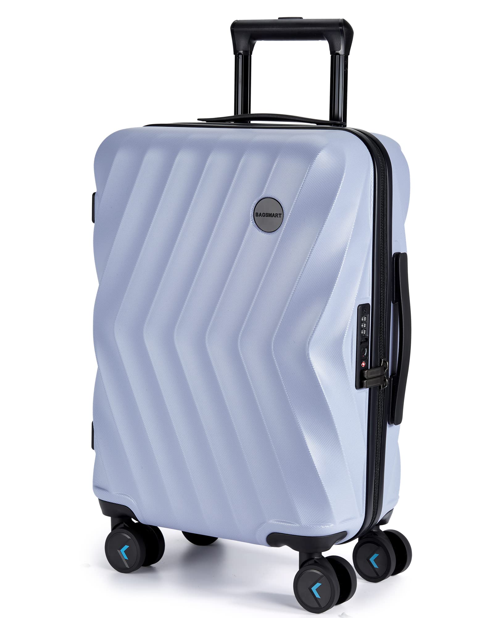 Foto 2 pulgar | Maleta Bagsmart Carry On Pc Con Tapa Dura De 20 Pulgadas, Color Morado - Venta Internacional.