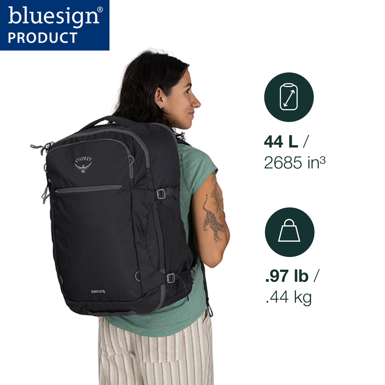 Foto 3 pulgar | Paquete De Viaje Osprey Daylite Para Equipaje De Mano Tumbleweed, 44 Litros, Amarillo - Venta Internacional.