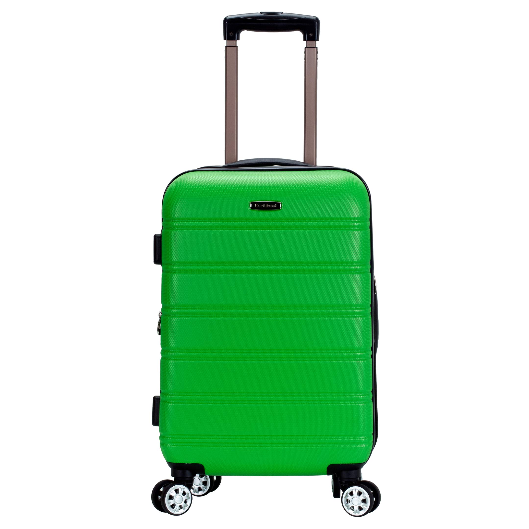 Equipaje de Mano Rockland Melbourne Hardside Verde de 20 Pulgadas - Venta Internacional