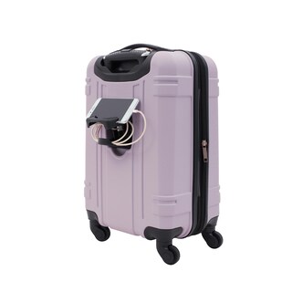 Foto 3 | Maletas de Viaje Wrangler Astral Lilac Con Tapa Dura 50 Cm Con Portavasos - Venta Internacional