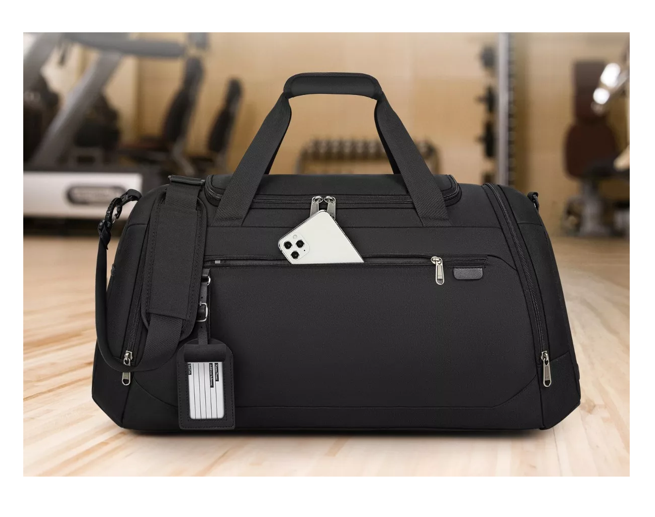Foto 3 pulgar | Maleta Bolso Deportiva Bolsa De Gym De Viaje, Negro