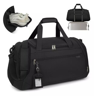 Foto 3 | Maleta Bolso Deportiva Bolsa De Gym De Viaje, Negro