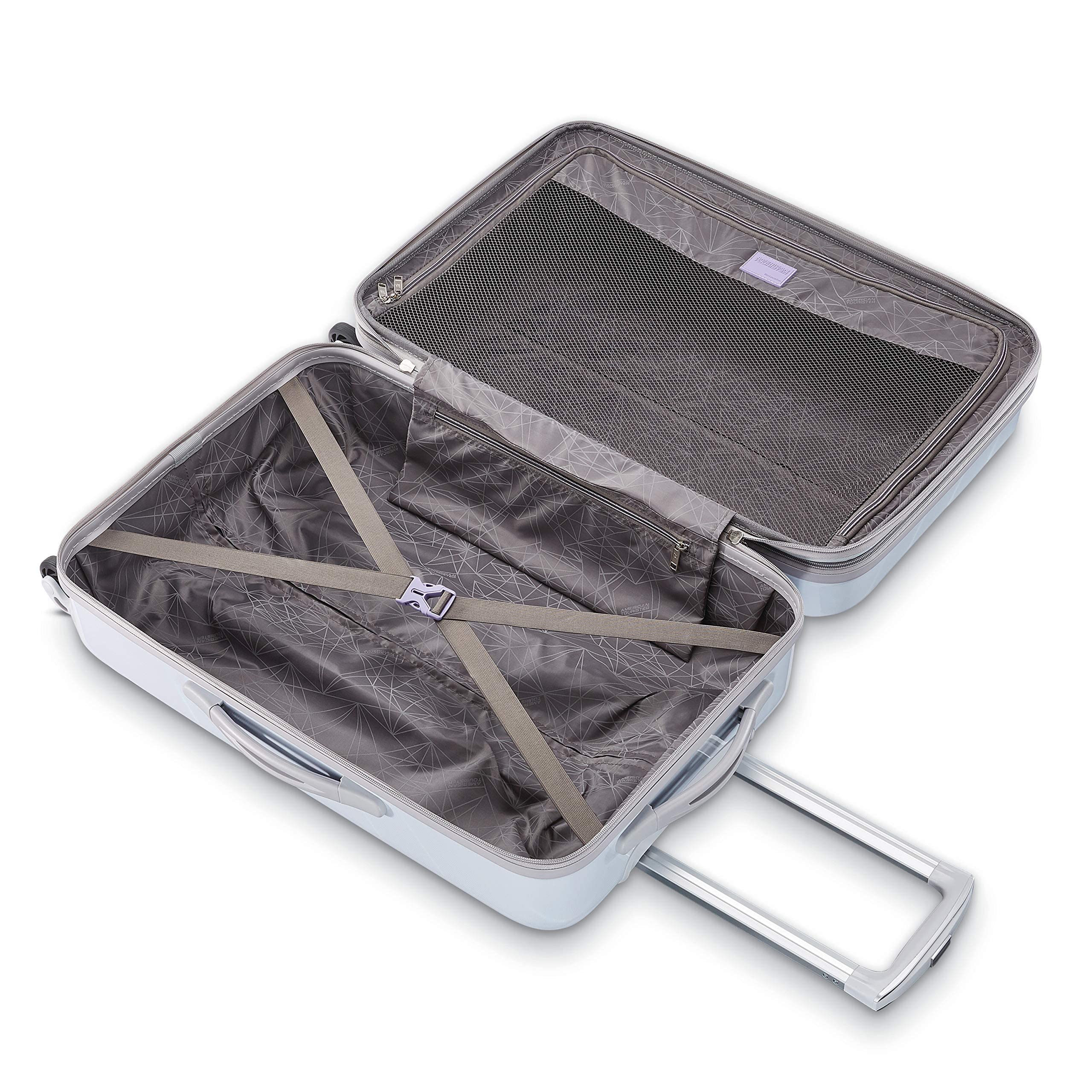 Foto 3 pulgar | Luggage American Tourister Moonlight Hardside 21 Pulgadas, Color Blanco - Venta Internacional.