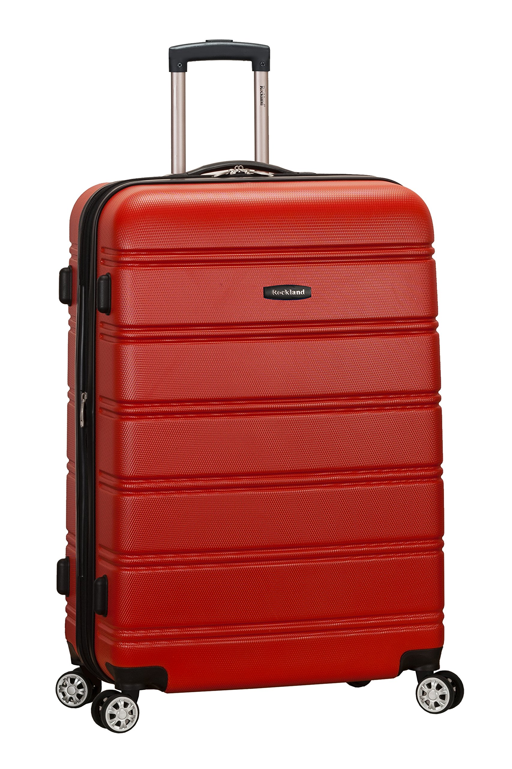 Foto 1 | Maleta de Viaje Rockland Melbourne Expansible 28 Pulgadas Rígida con Ruedas Rojo- Venta Internacional