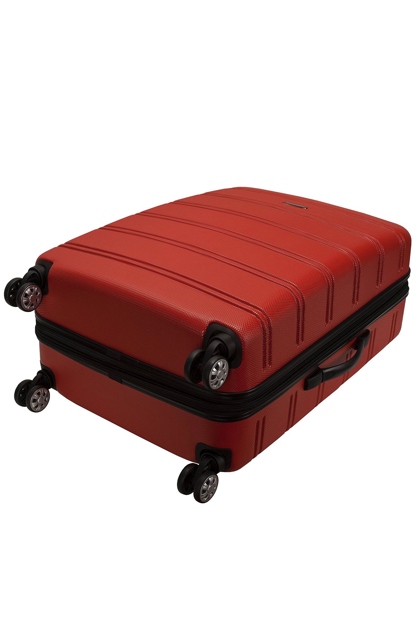 Foto 2 | Maleta de Viaje Rockland Melbourne Expansible 28 Pulgadas Rígida con Ruedas Rojo- Venta Internacional