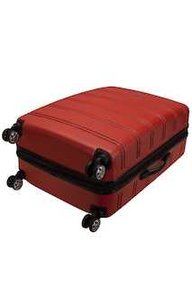 Foto 2 | Maleta de Viaje Rockland Melbourne Expansible 28 Pulgadas Rígida con Ruedas Rojo- Venta Internacional