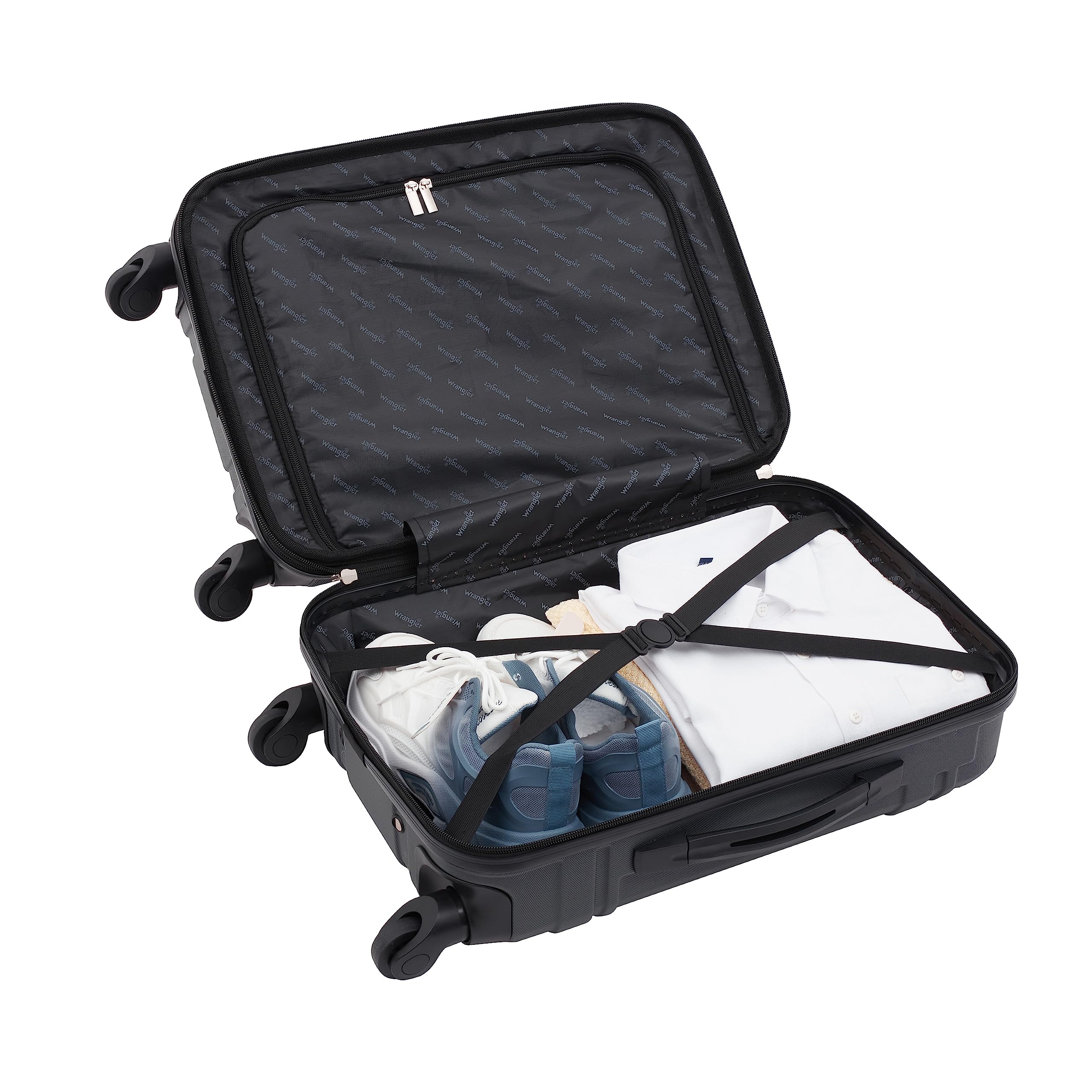 Foto 5 pulgar | Equipaje Wrangler Astral Hardside Dark Shadow De 50 Cm Con Puerto Usb - Venta Internacional.